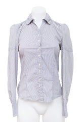 #84 Button-Up Top Blue | c. 195 | Size 8
