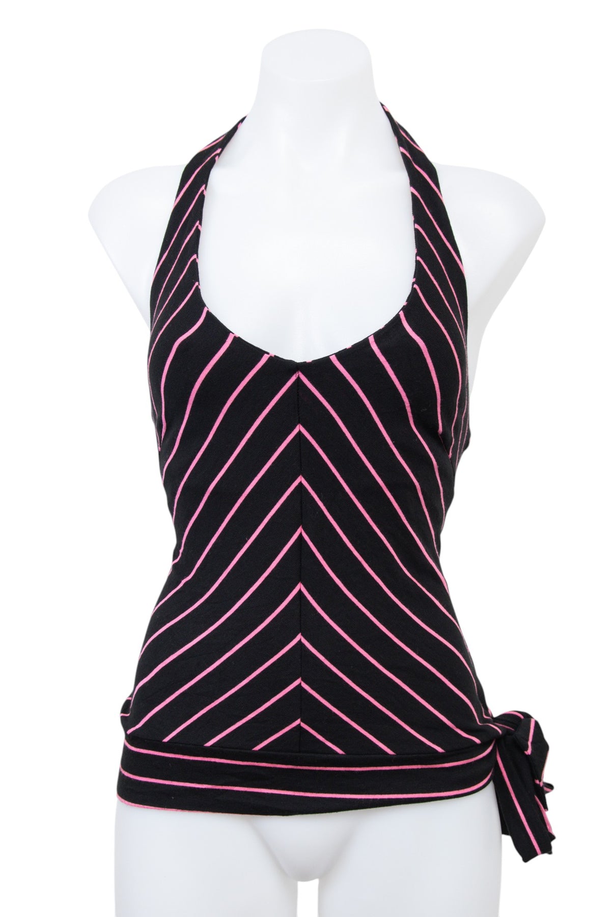 #065 Shameless Halter Top Black | c. 207 | Size 8