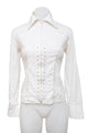 #062 Carina Long Sleeve White | c. 209 | Size 8