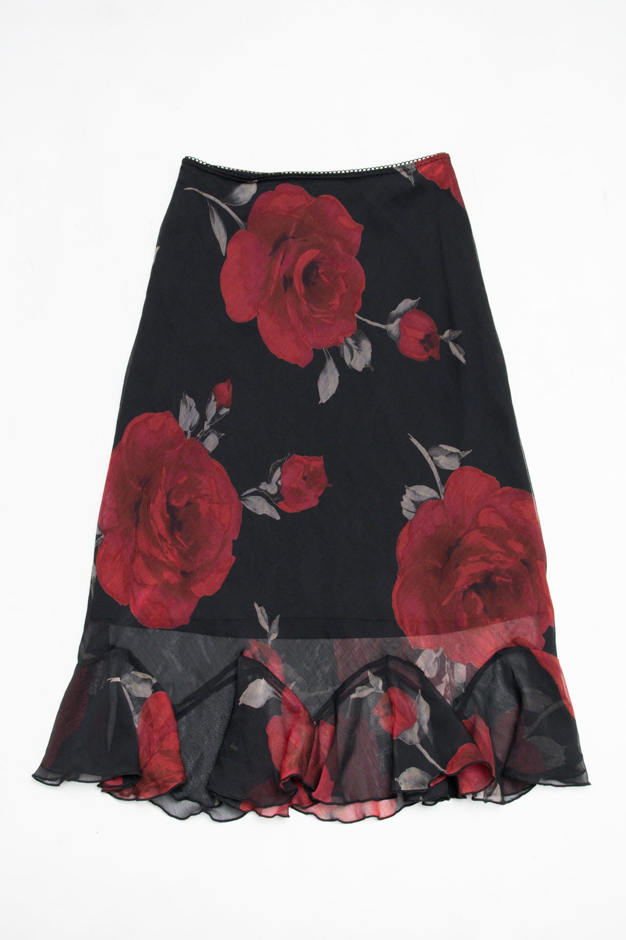 #107 Long Skirt Black | c. 213 | Size 4/6