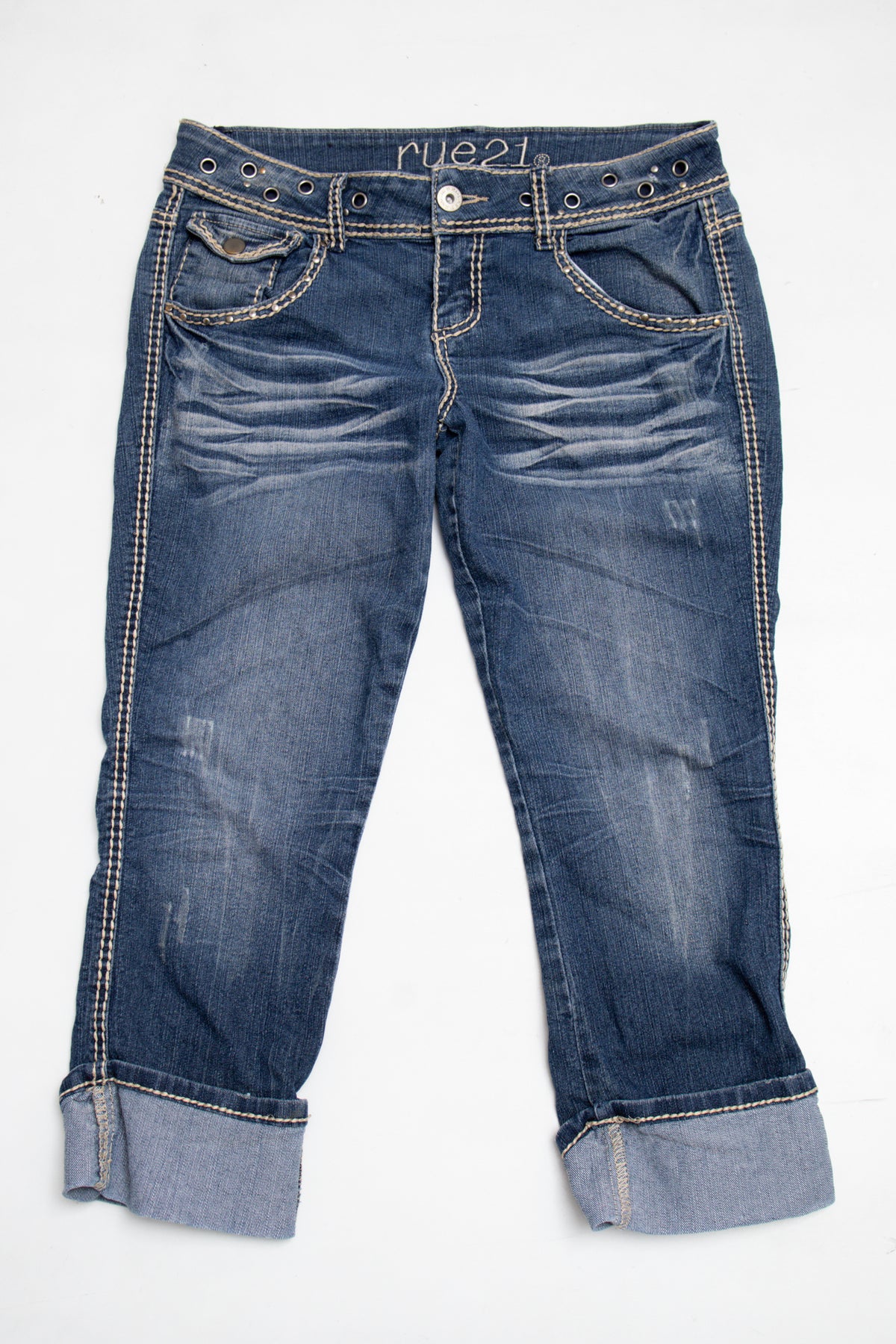 #109 Rue21 Capris Blue | c. 209 | Size 10