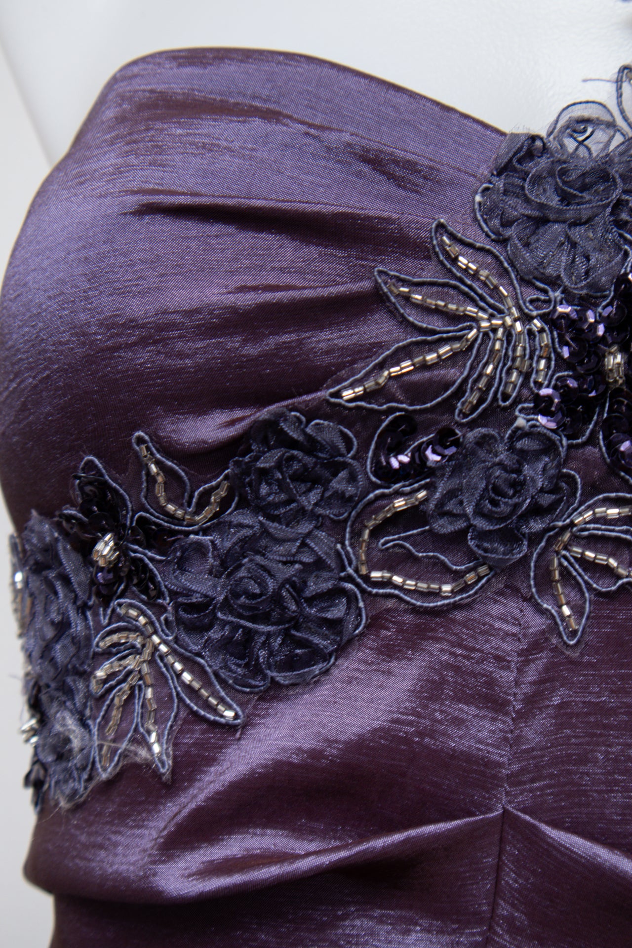 #142 Xscape By Joanna Chen Skirt Purple | c. 192 | Size 6