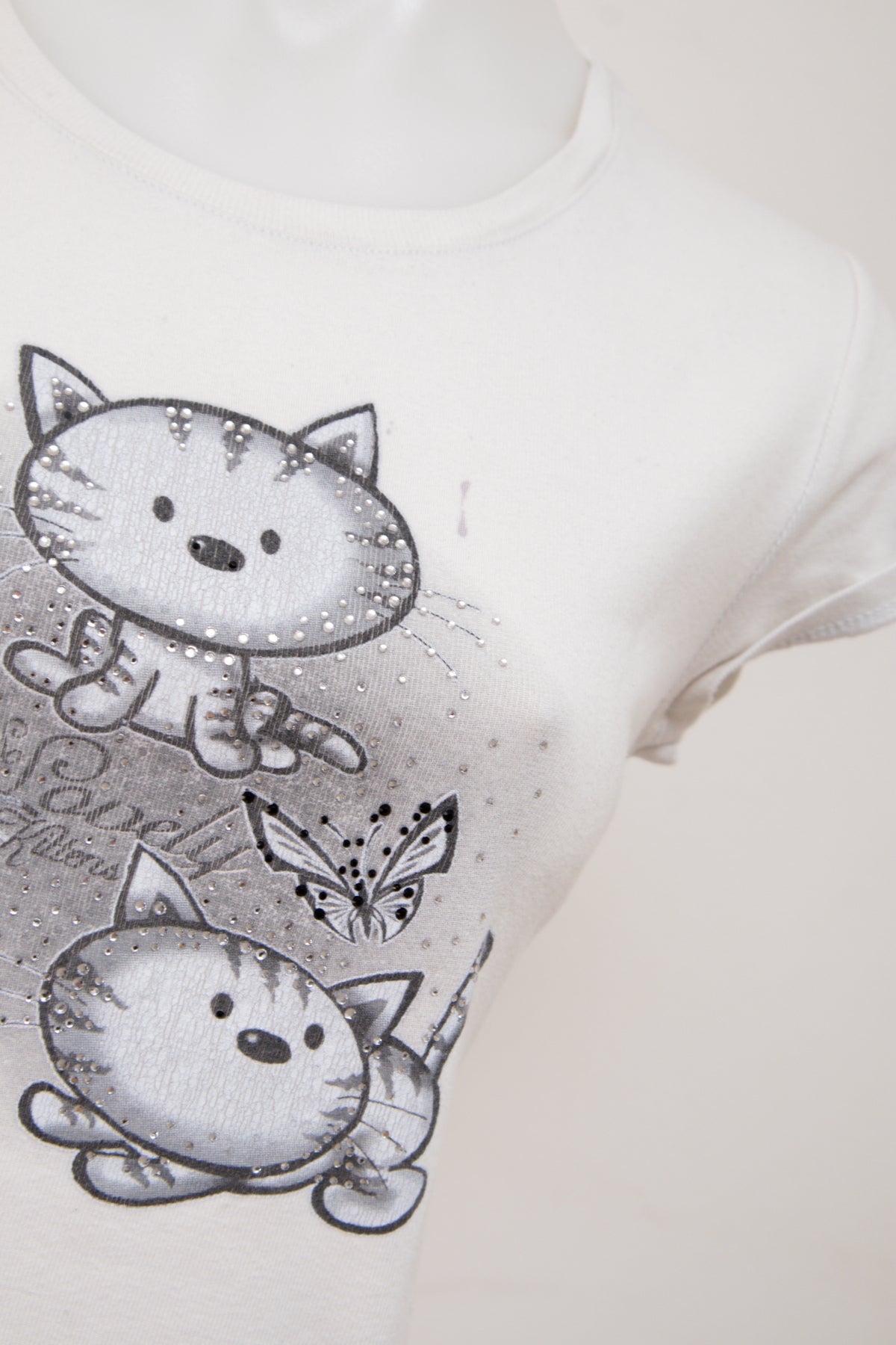 #067 cache cache T-shirt White | c. | Size 12