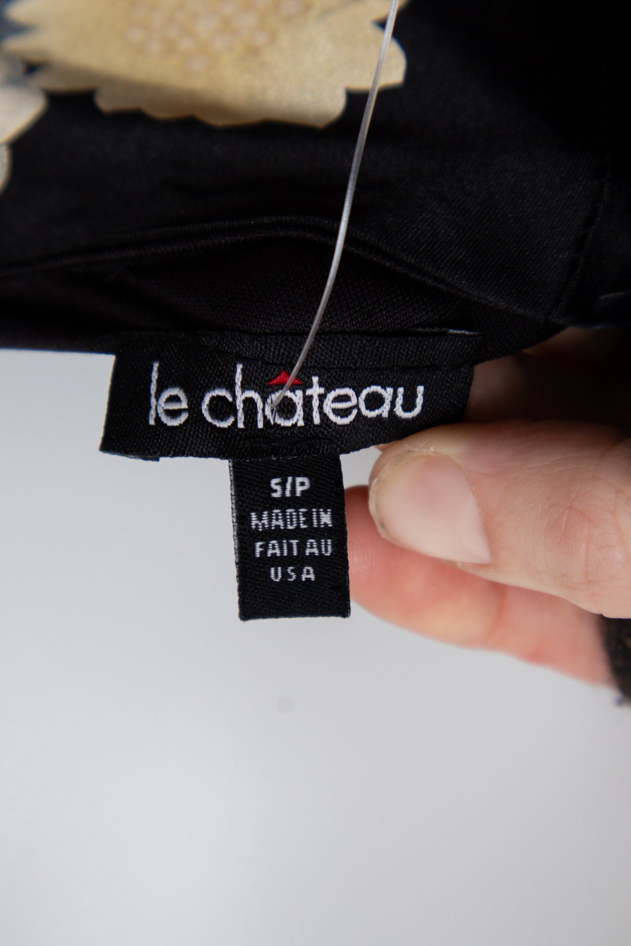 #080 Le Chateau Cami Top Black | c. 201 | Size 8