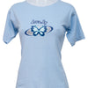 #090 Tolentino T-shirt Blue | c. 199 | Size 10/12