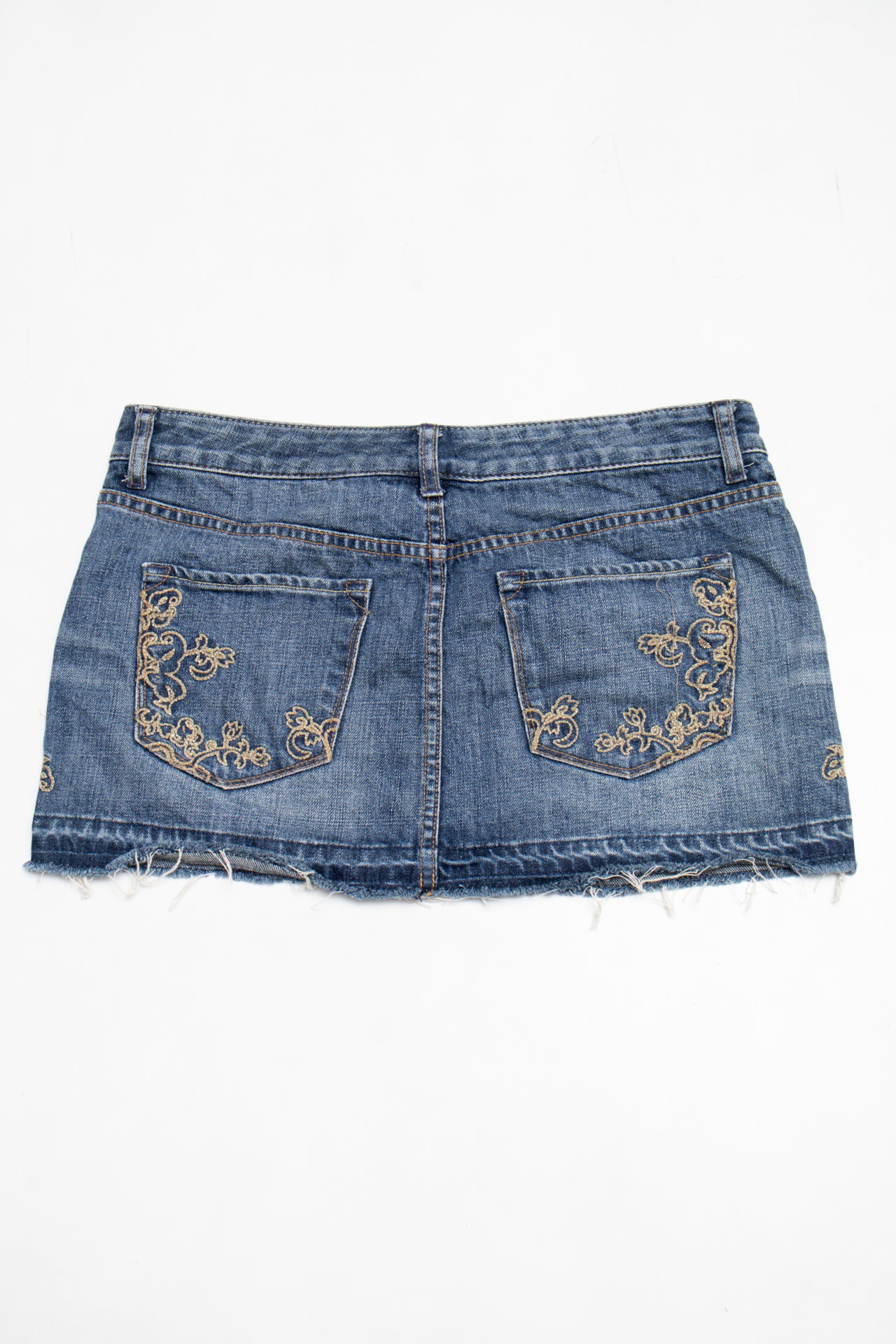 #078 X2 Mini Skirt Blue | c. 204 | Size 8