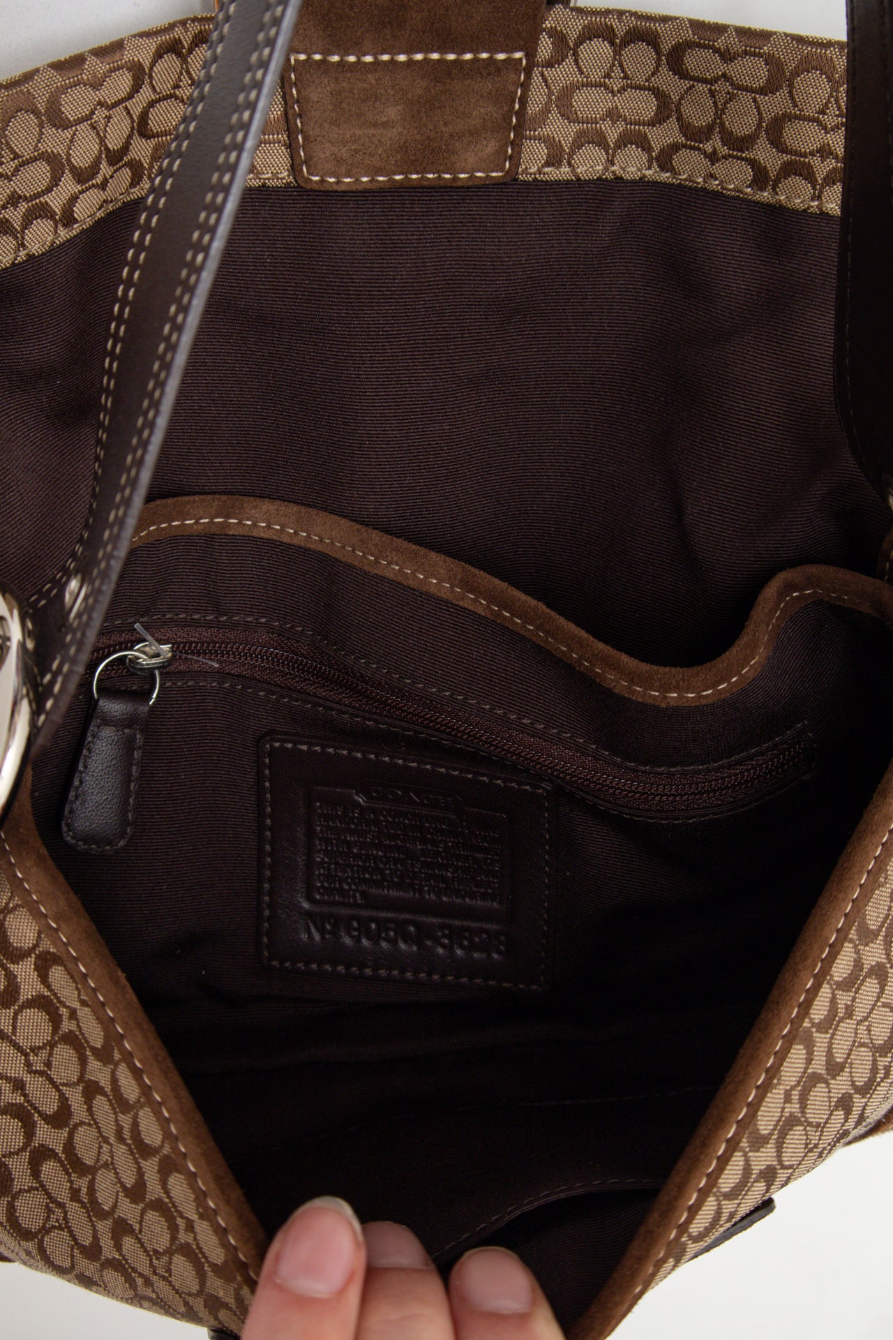 #154 Coach Shoulder Bag Brown | c. 187 | Size