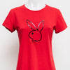 #09 Playboy T-shirt Red | c. 180 | Size 12