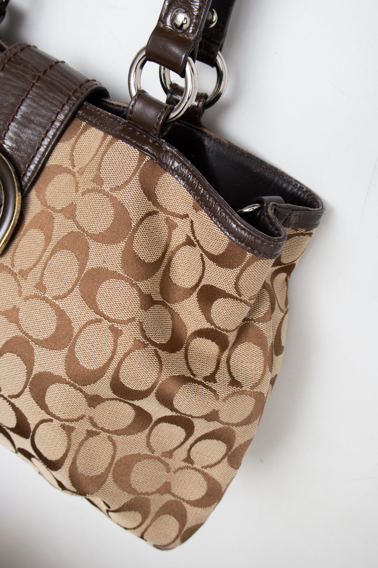 #199 Coach Shoulder Bag Brown | c. 202 | Size