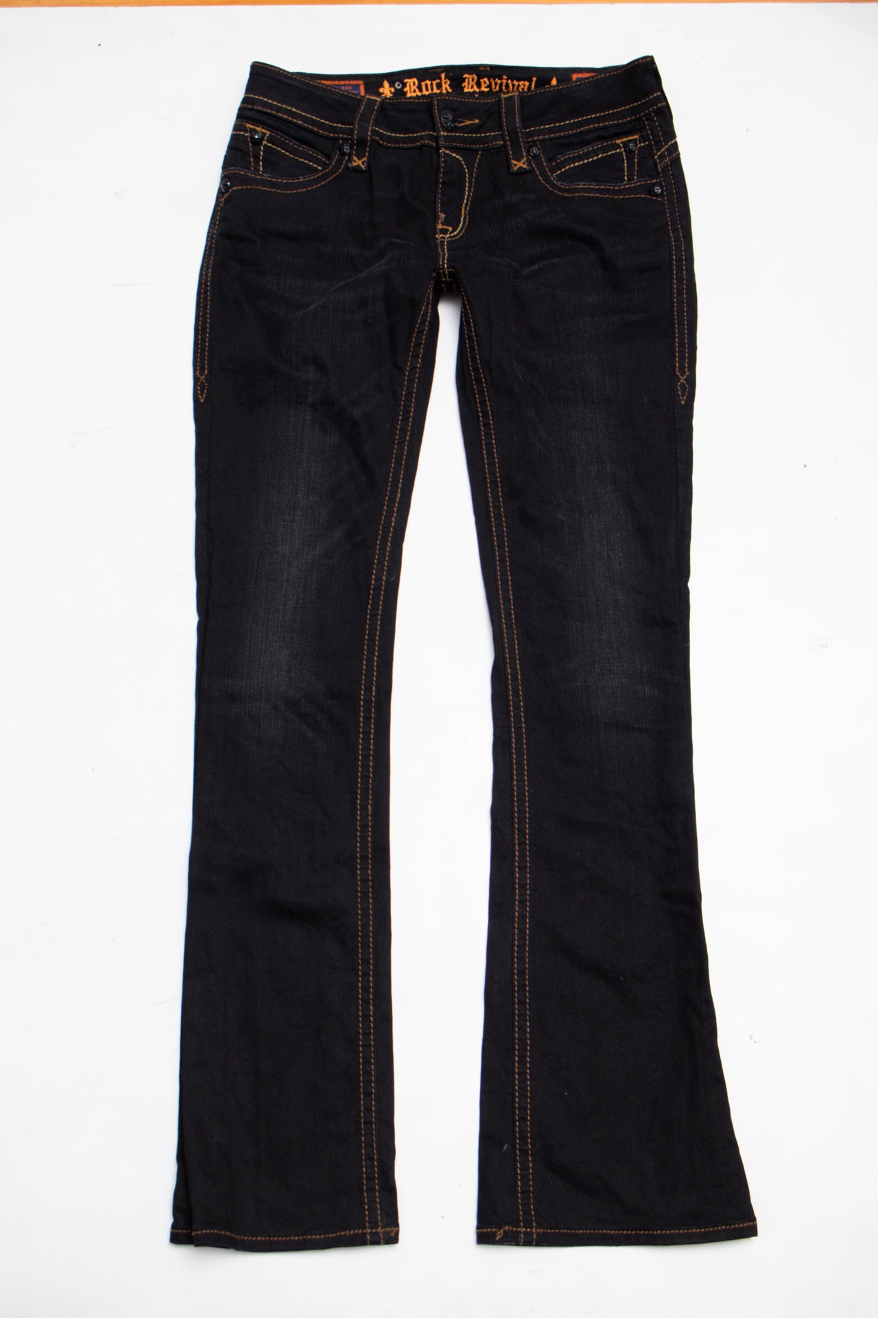 #028 Rock Revival Jeans Black | c. 206 | Size 10