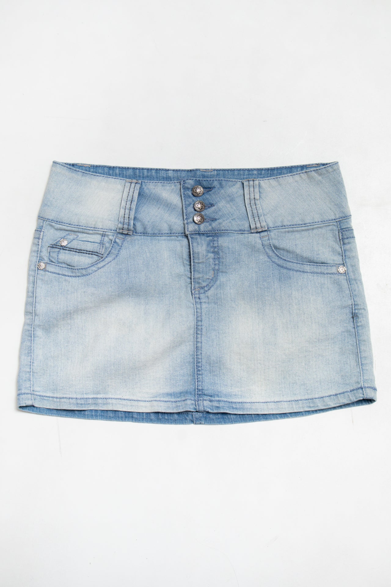 #163 Lei Denim Mini Skirt Blue | c. 190 | Size 8