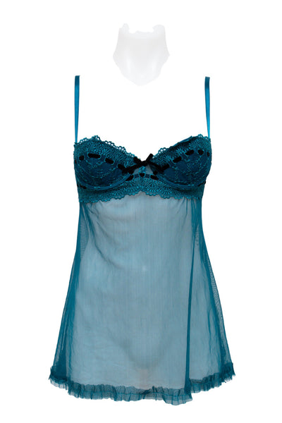 #03 Fredericks Camisole Green | c. 196 | Size 10B / 8