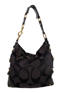 #194 Coach Shoulder Bag Black | c. 195 | Size