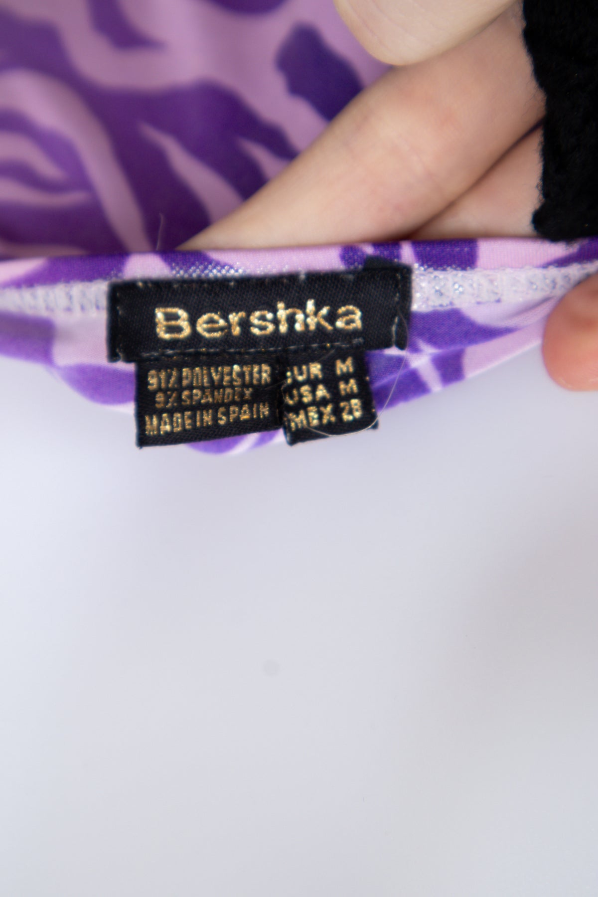 #069 Bershka Halter Top Purple | c. 207 | Size 8