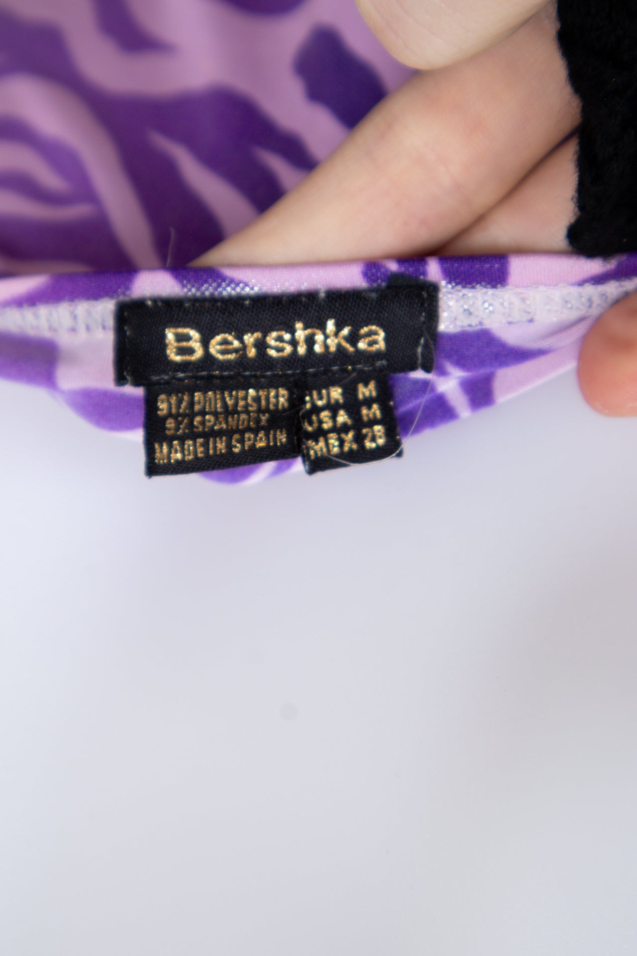 #069 Bershka Halter Top Purple | c. 207 | Size 8