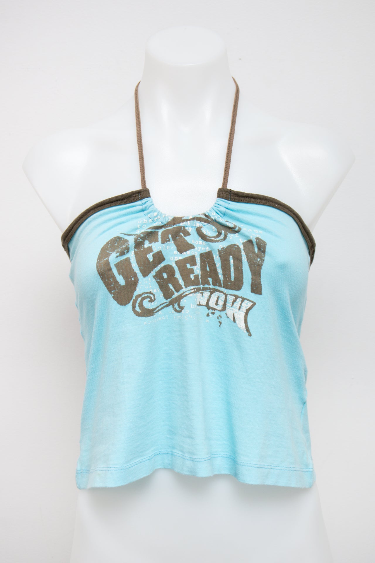 #46 Jennyfer Halter Top Blue | c. 196 | Size 8