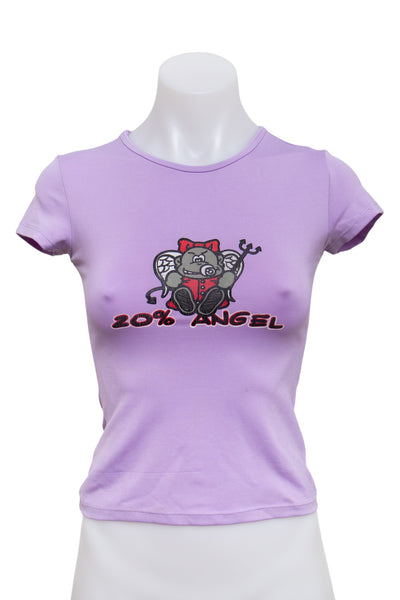 #80 T-shirt Purple | c. 193 | Size 8