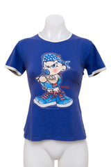#057 Comfy Tops Baby Tee Blue | c. 211 | Size 10