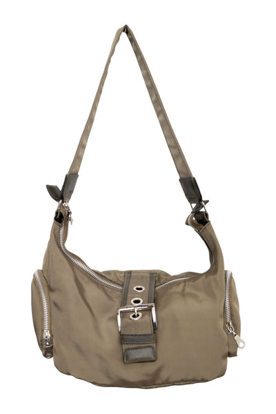 #189 Shoulder Bag Brown | c. 197 | Size