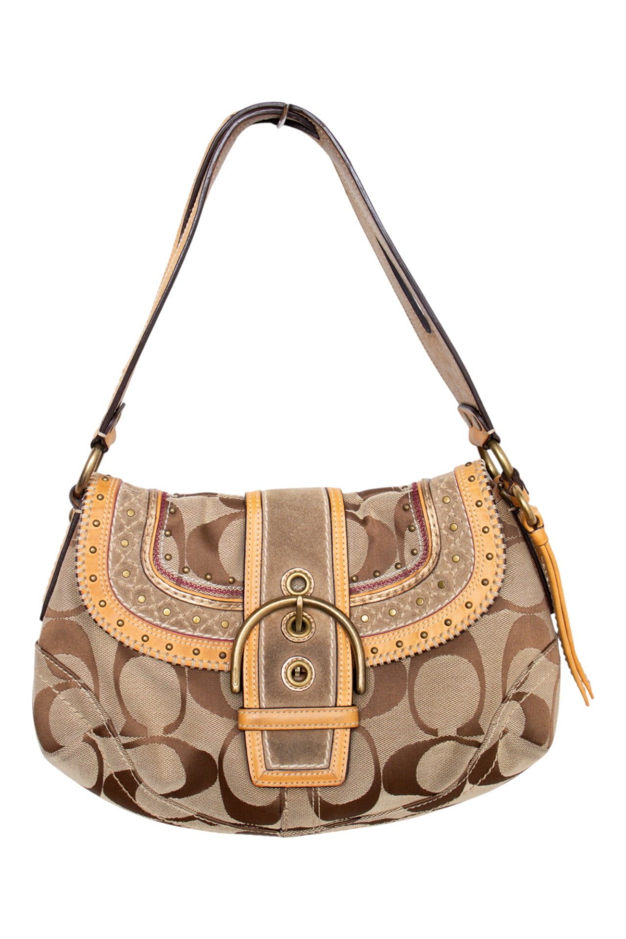 #200 Coach Shoulder Bag Brown | c. 201 | Size