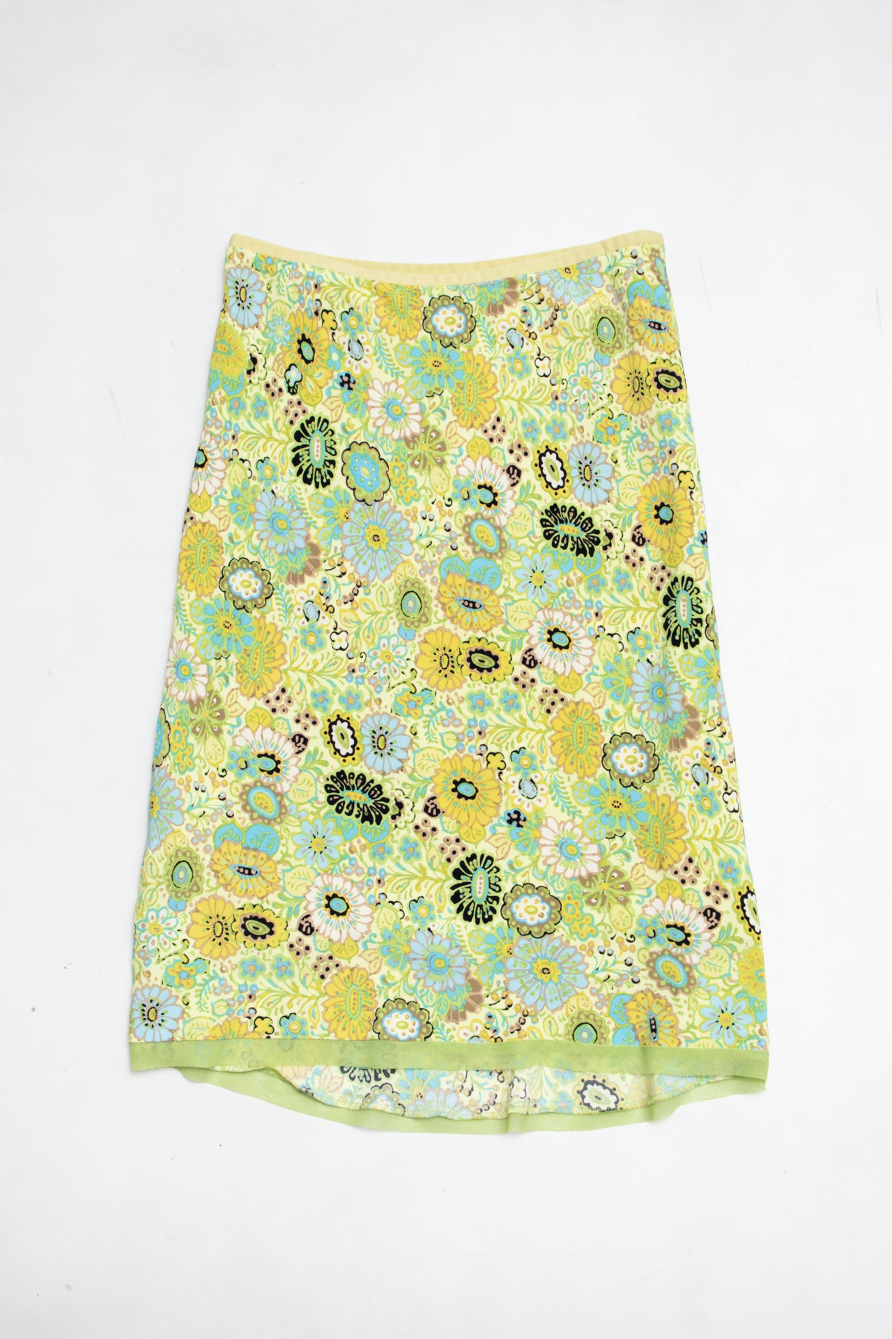 #103 Sigrid Olsen Long Skirt Yellow | c. 213 | Size 8