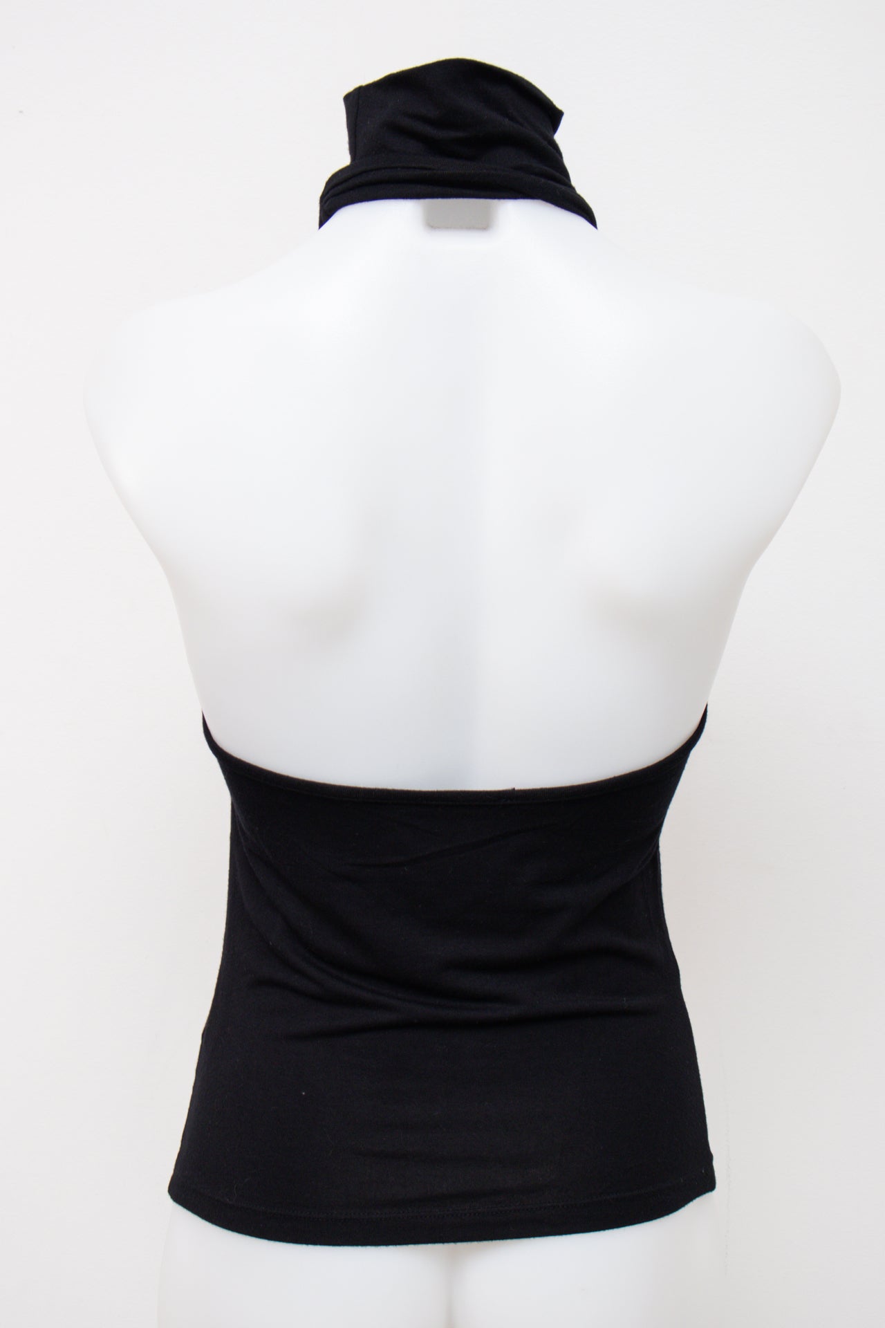 #016 Denny Rose Halter Top Black | c. 202 | Size 8