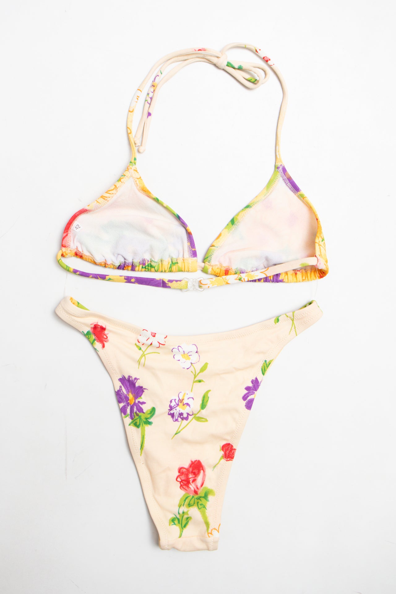 #036 Motivi Beachwear Bikini Yellow | c. 213 | Size 8