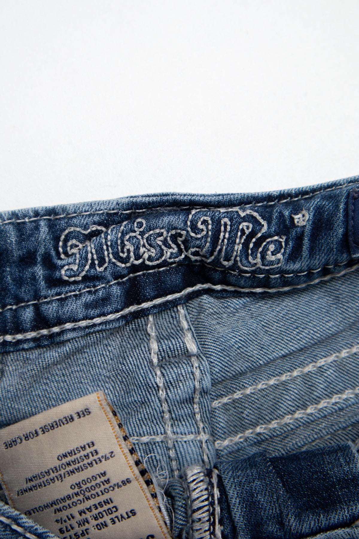 #185 Miss Me Booty Short Blue | c. 209 | Size 6