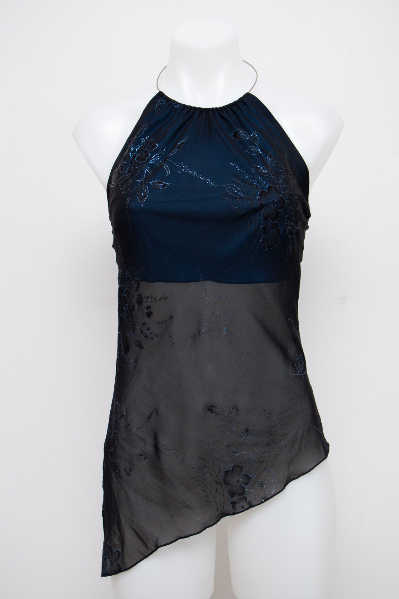 #024 Halter Top Black | c. 203 | Size 8