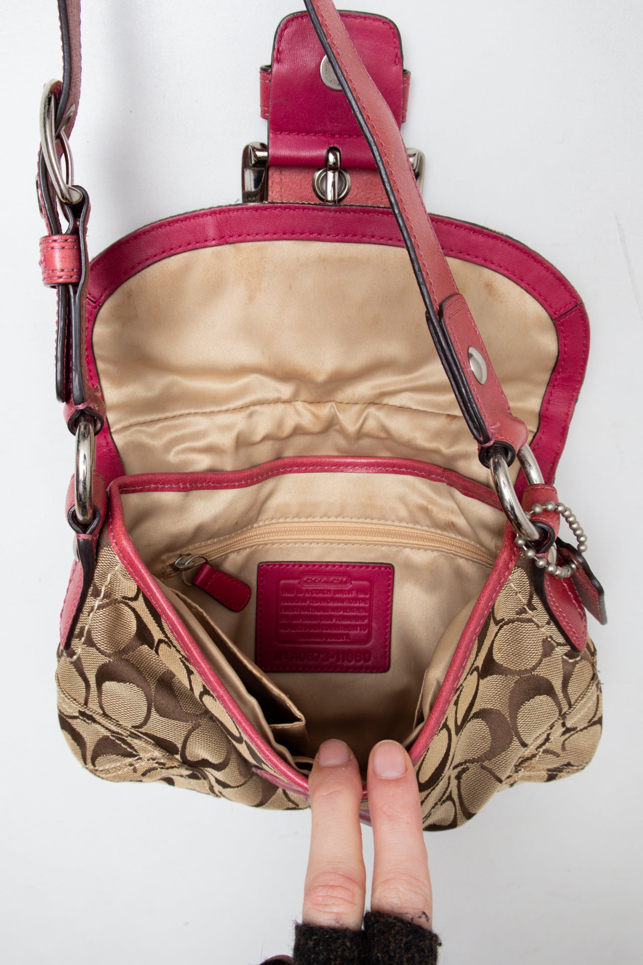 #183 Coach Shoulder Bag Brown | c. 202 | Size