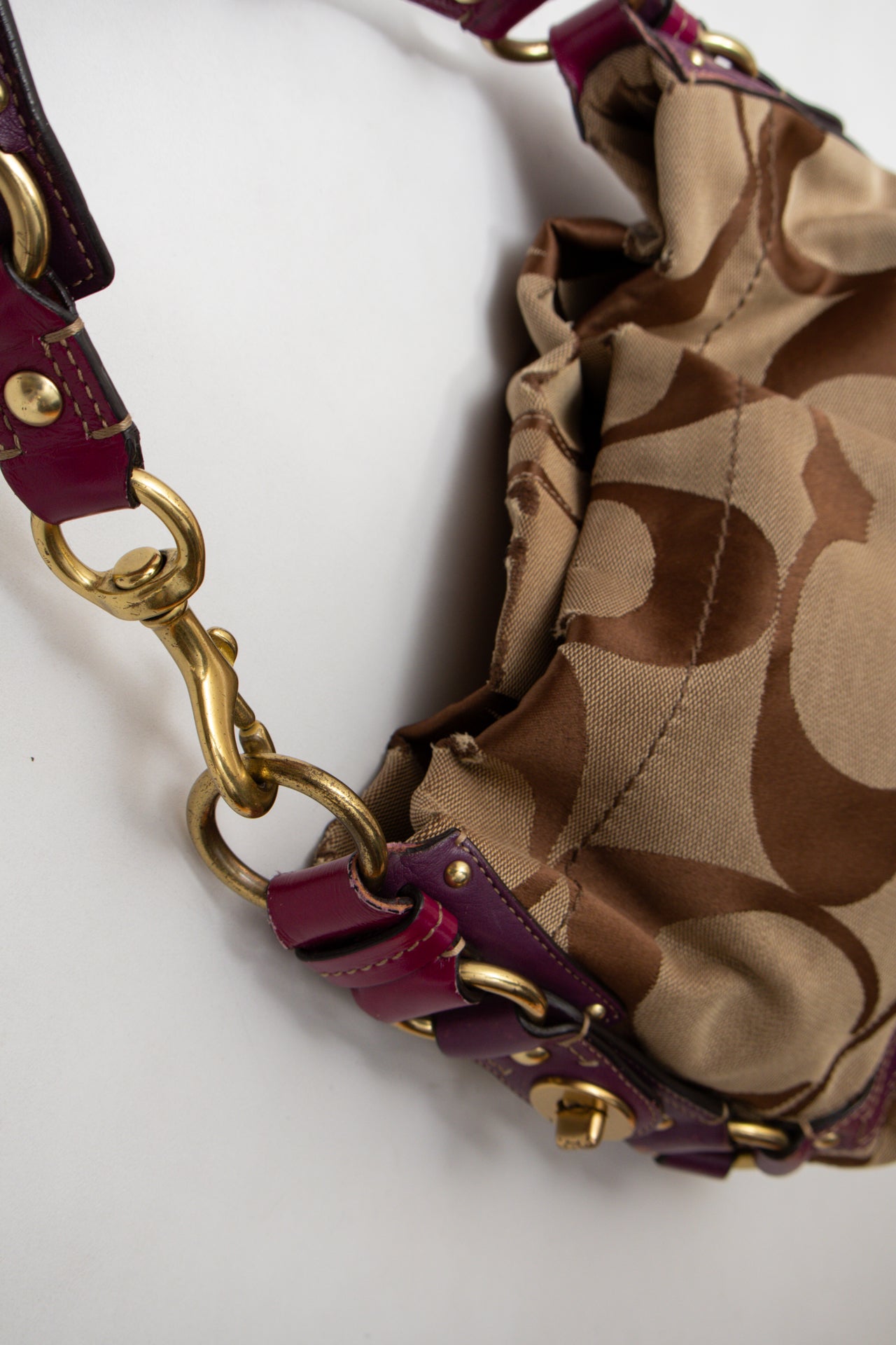 #192 Coach Shoulder Bag Brown | c. 198 | Size