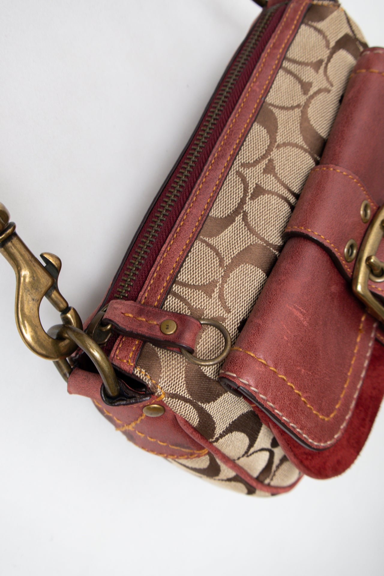 #190 Coach Shoulder Bag Brown | c. 200 | Size