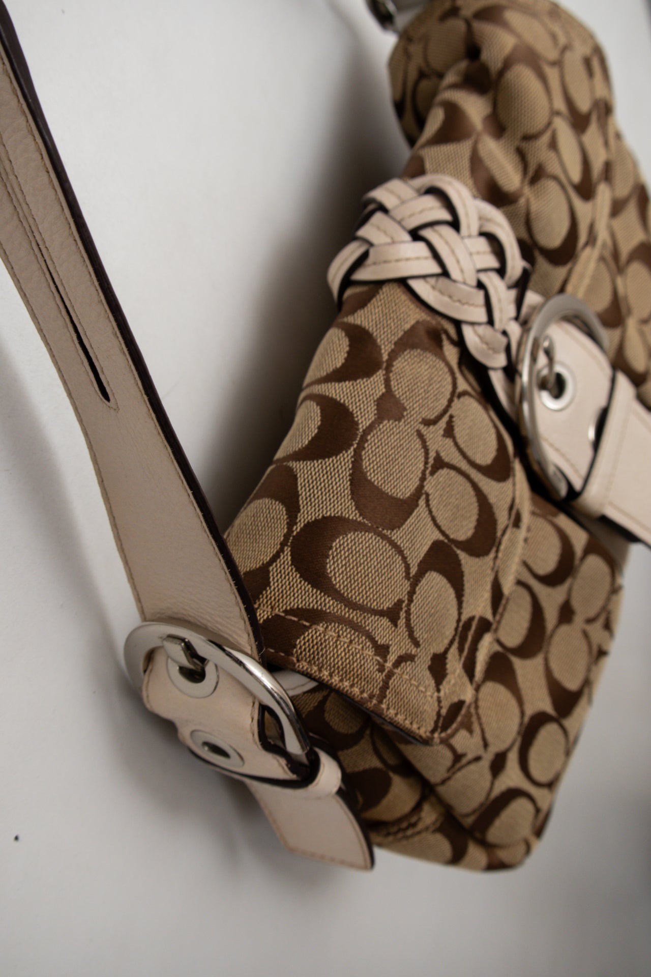 #192 Coach Shoulder Bag Brown | c. 196 | Size