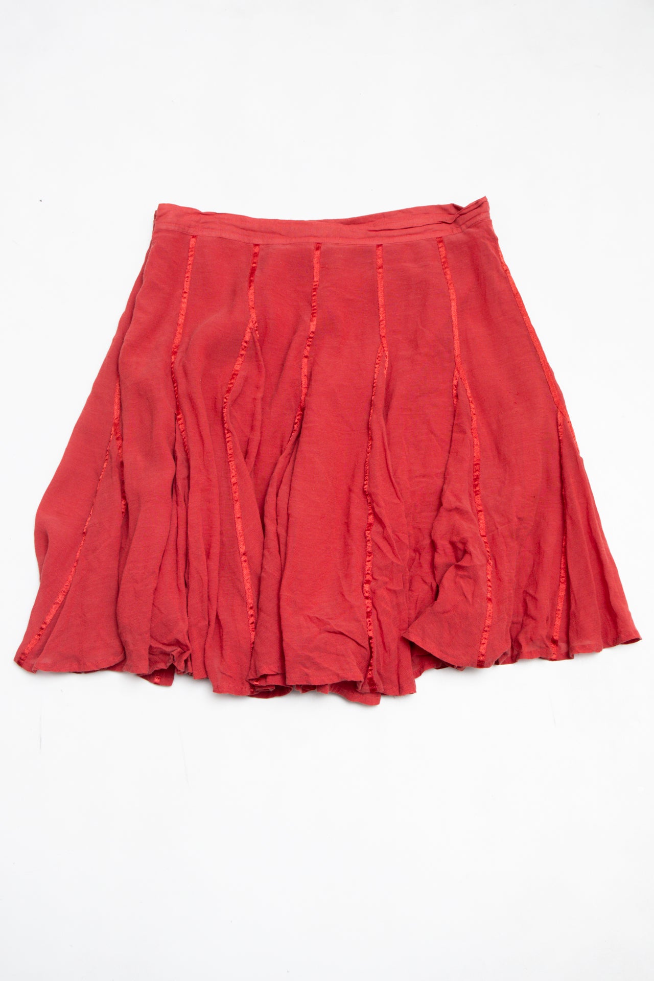 #119 Club Monaco Mini Skirt Red | c. 201 | Size 8
