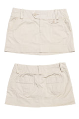 #149 American Eagle Outfitters Mini Skirt Beige | c. 209 | Size 10