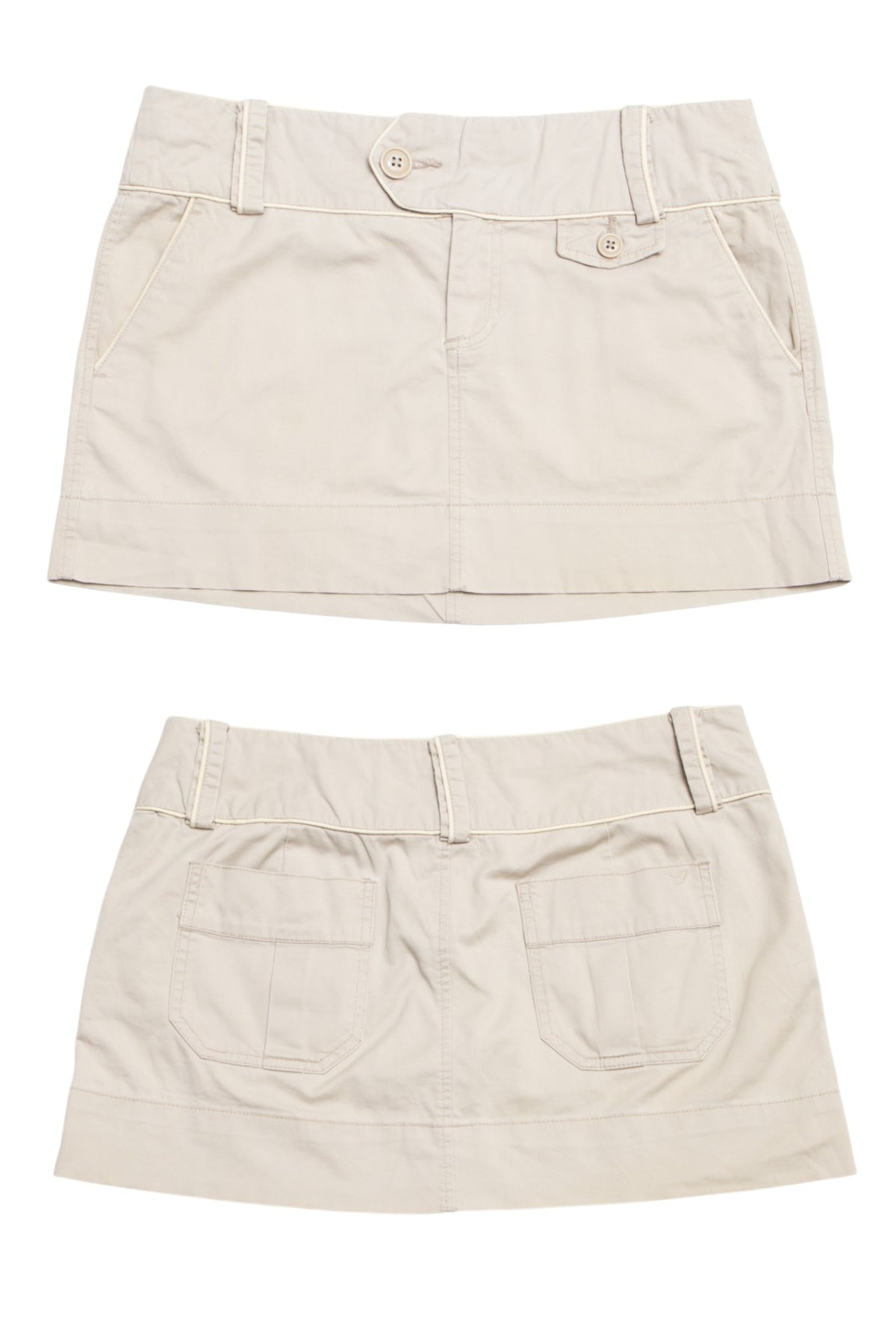 #149 American Eagle Outfitters Mini Skirt Beige | c. 209 | Size 10