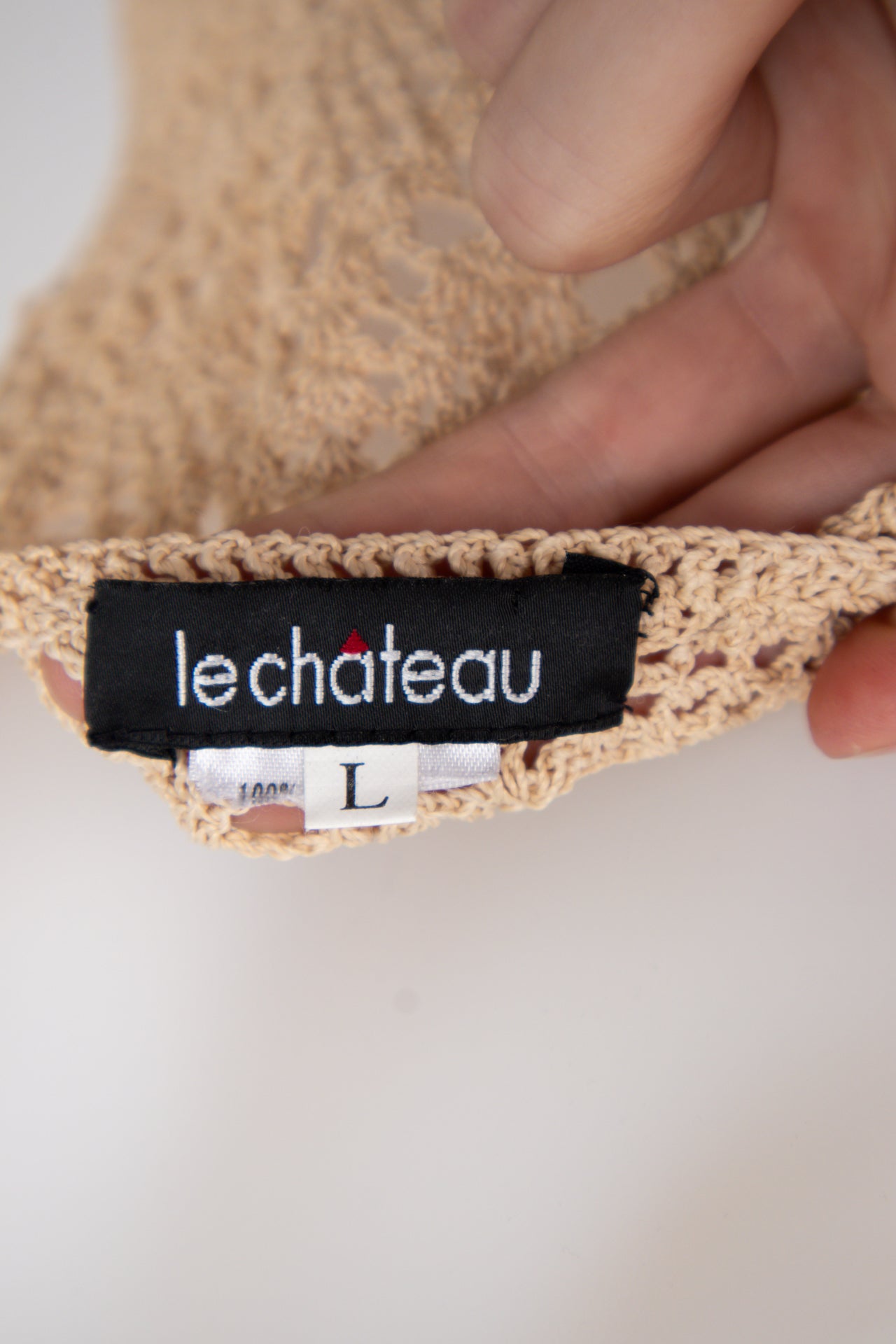 #28 Le Chat'eau Camisole Top Beige | c. 198 | Size 8