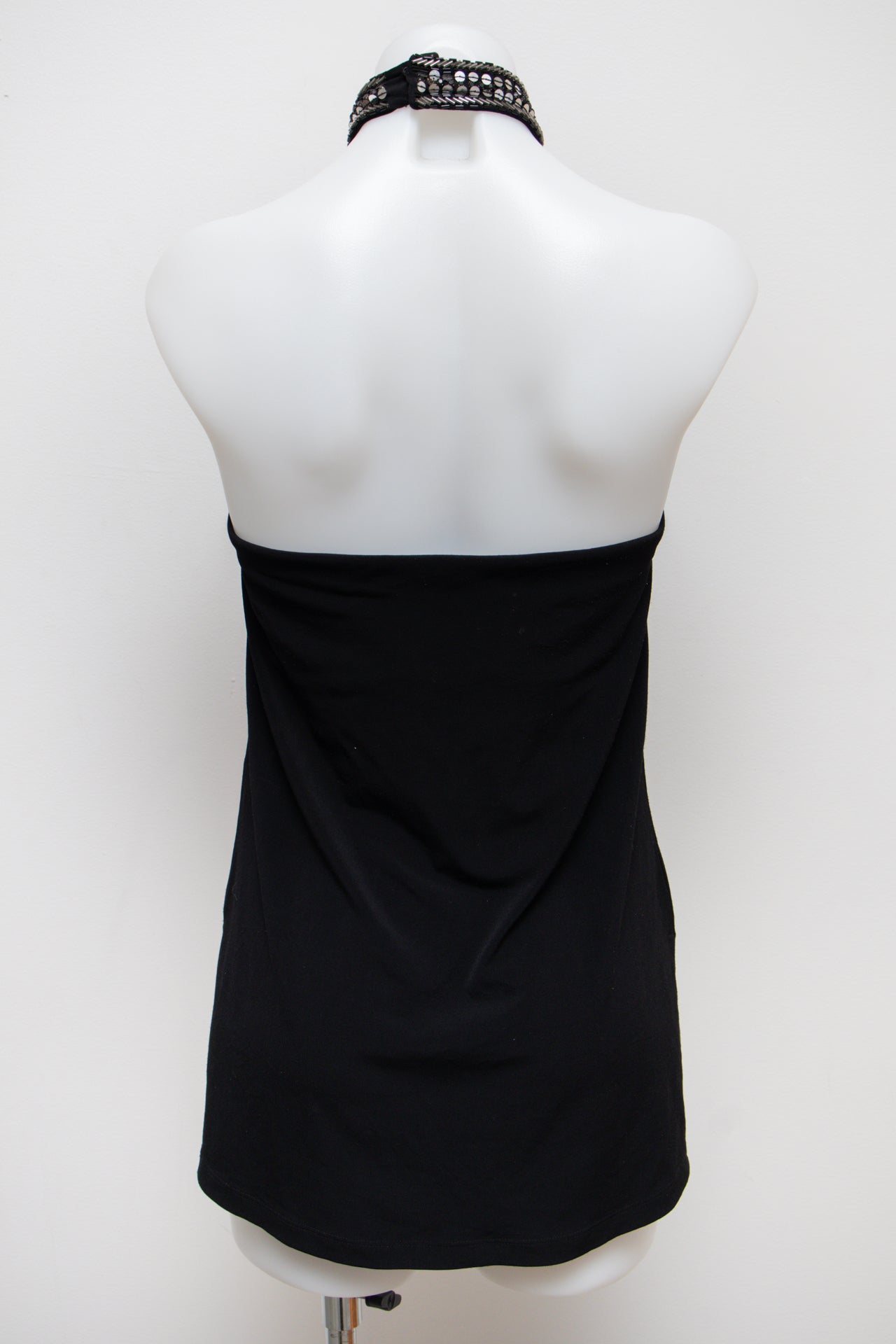 #46 Smart Set Halter Top Black | c. 186 | Size 8