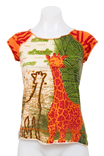 #077 Vero Moda T-shirt Green | c. | Size 10