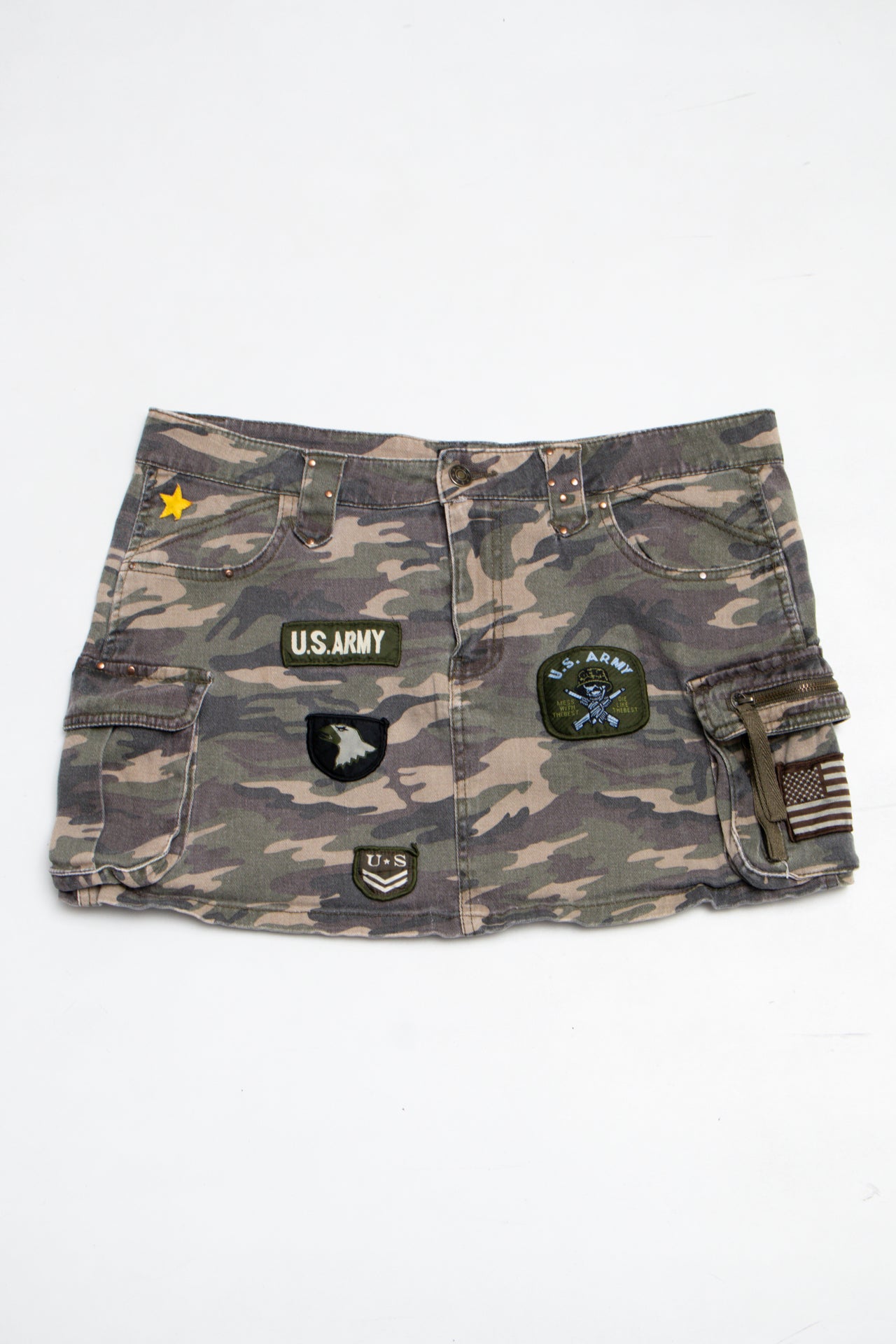 #166 Zoey Beth Mini Skirt Green | c. 200 | Size 12