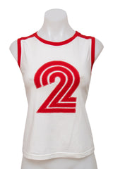 #036 Martina Casella Tank White | c. 211 | Size 10