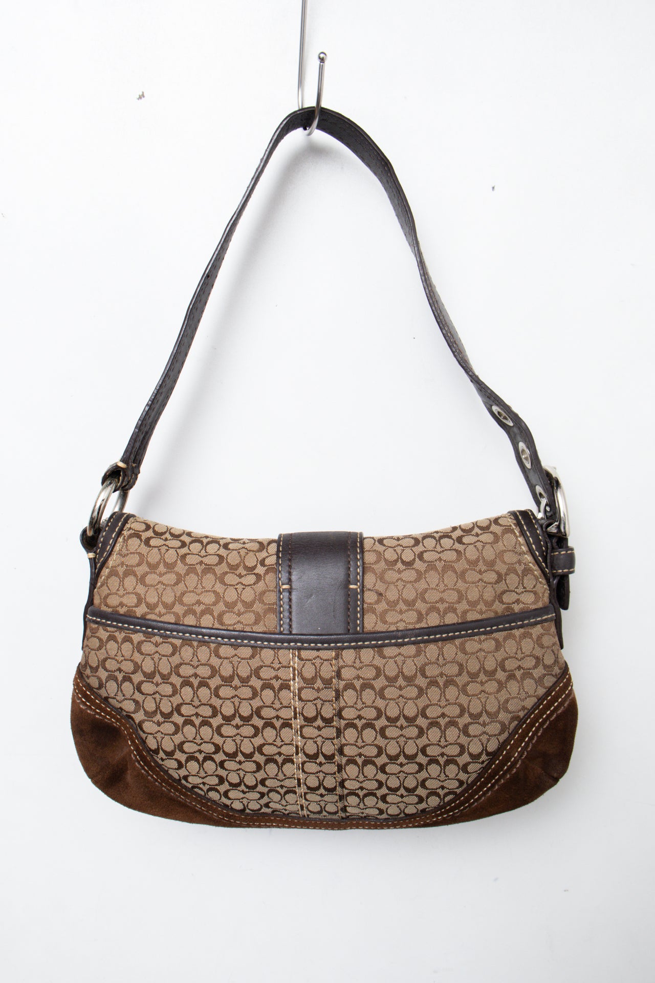 #213 Coach Shoulder Bag Brown | c. 204 | Size