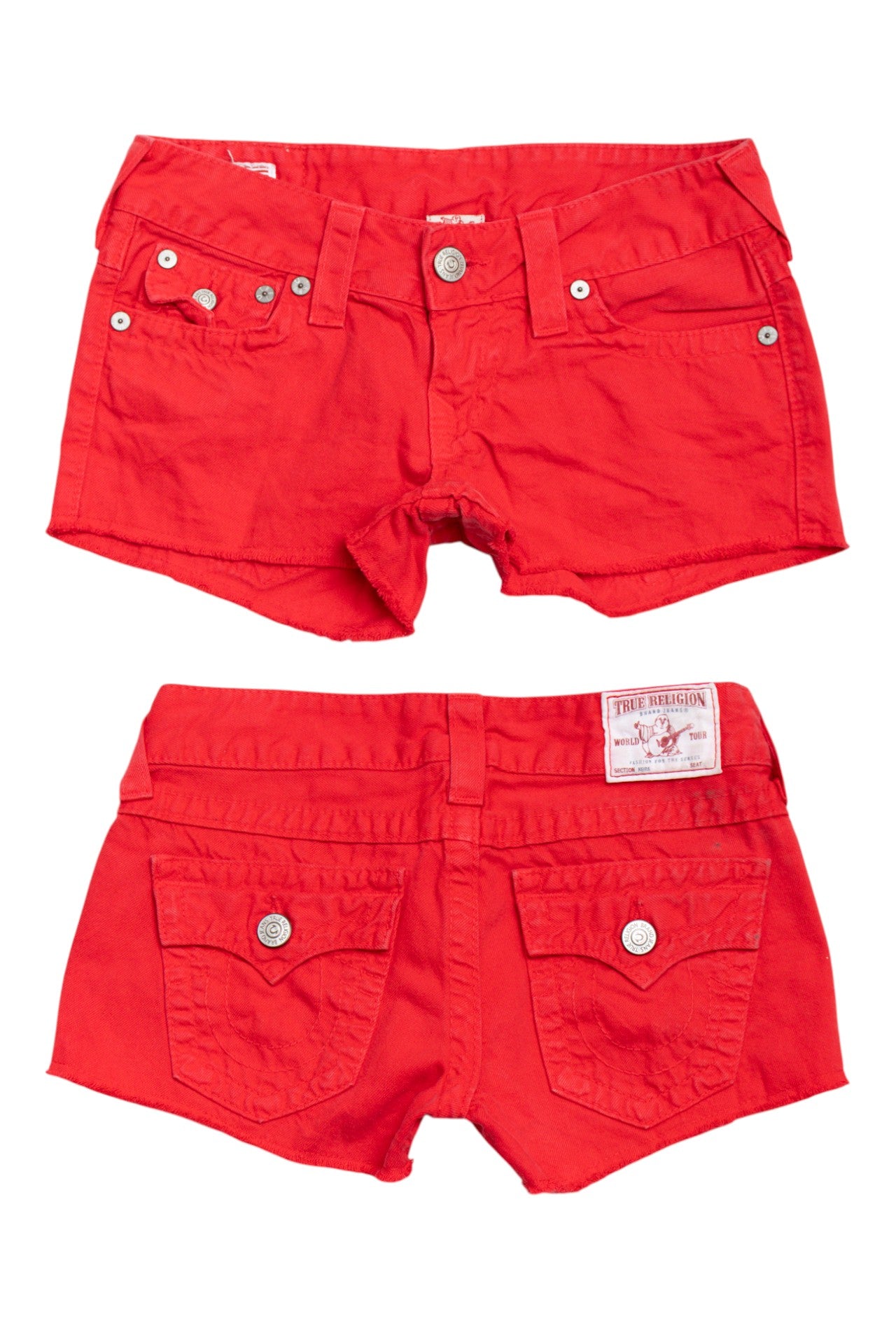 #155 True Religion Shorts Red | c. 198 | Size 6