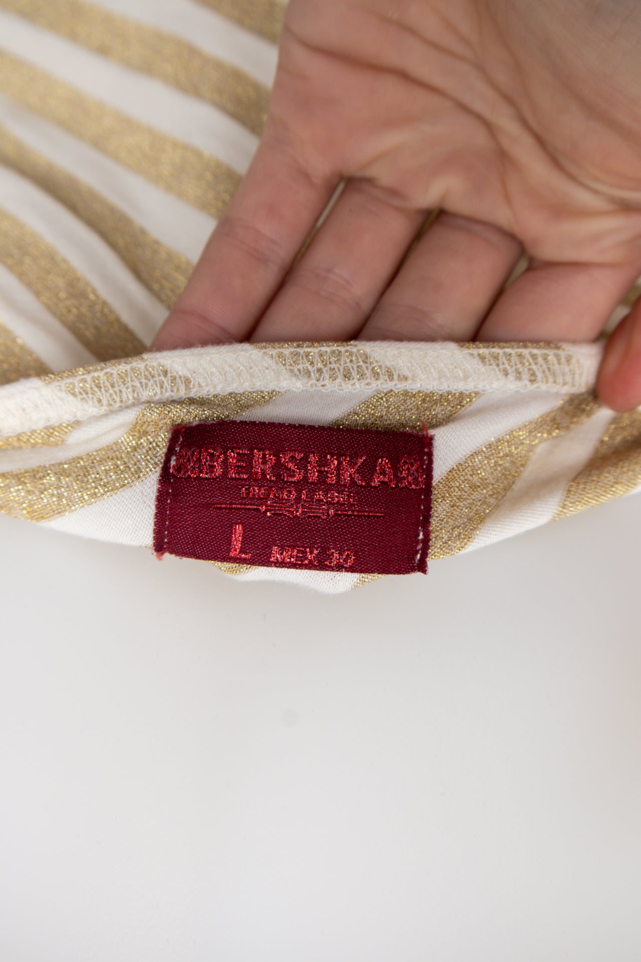 #04 Bershka Cami Top Gold | c. 195 | Size 8