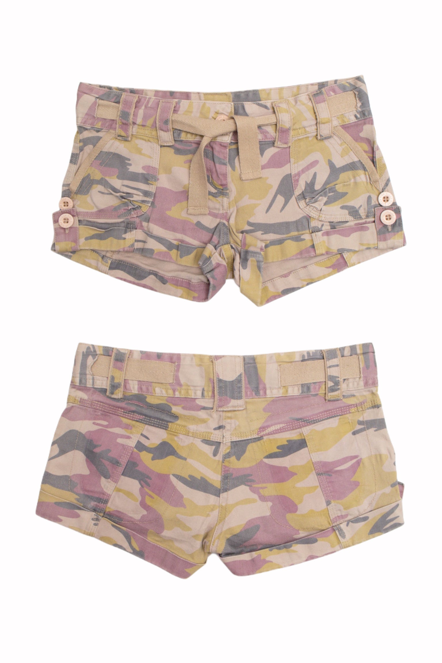 #115 Pink Sugar Cargo Minin Shorts | Mermaid Festival | Size 4