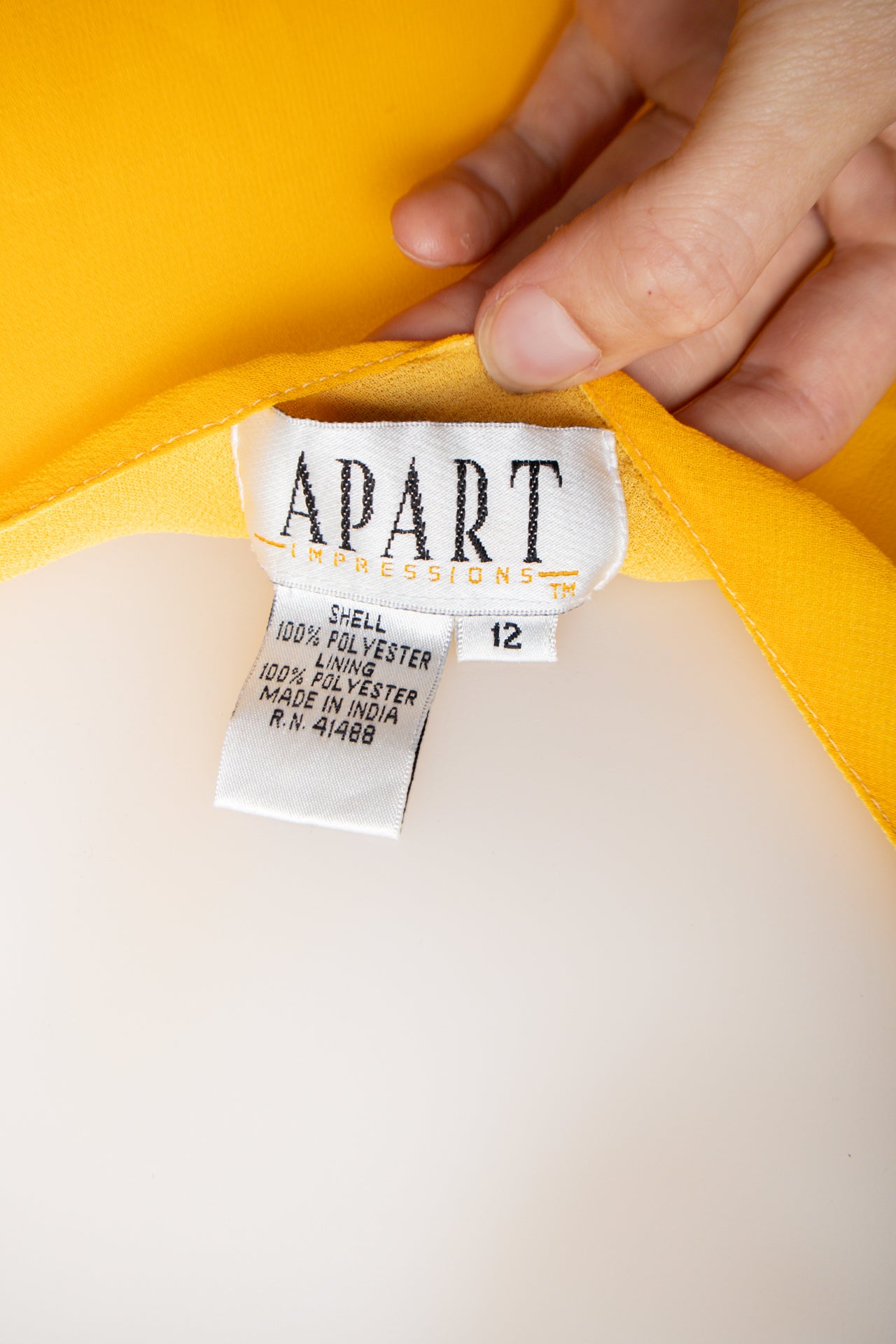 #104 Adapt Impressions Camisole Yellow | c. 178 | Size 10/12