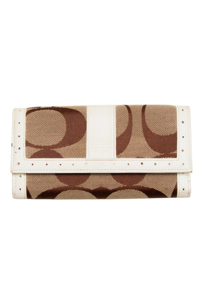 #004 Coach Wallet Brown | c. | Size