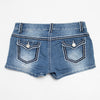 #089 Eighty Eight Denim Shorts Blue | c. 204 | Size 8