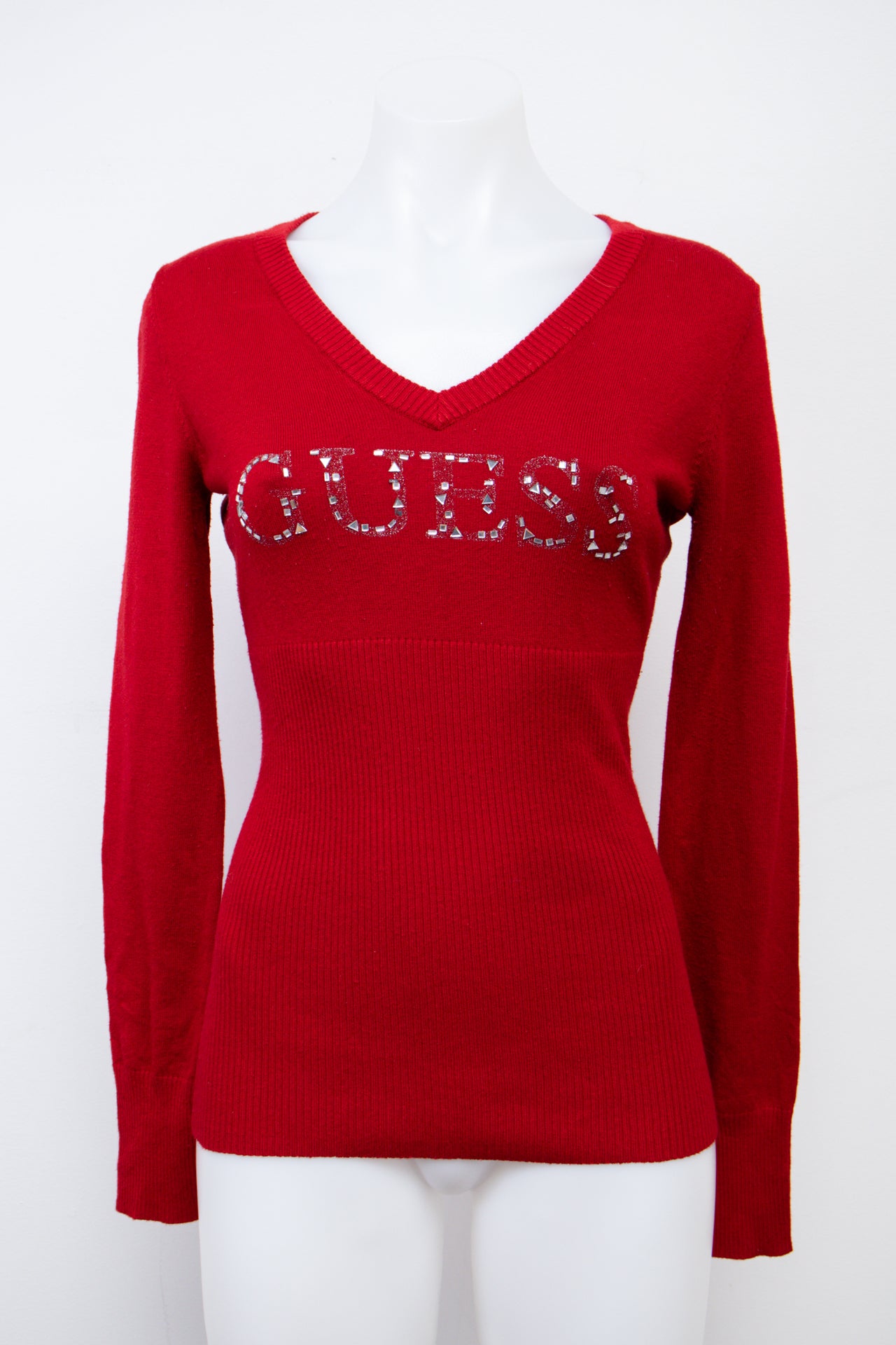 #101 Guess T-shirt Red | c. 207 | Size 8