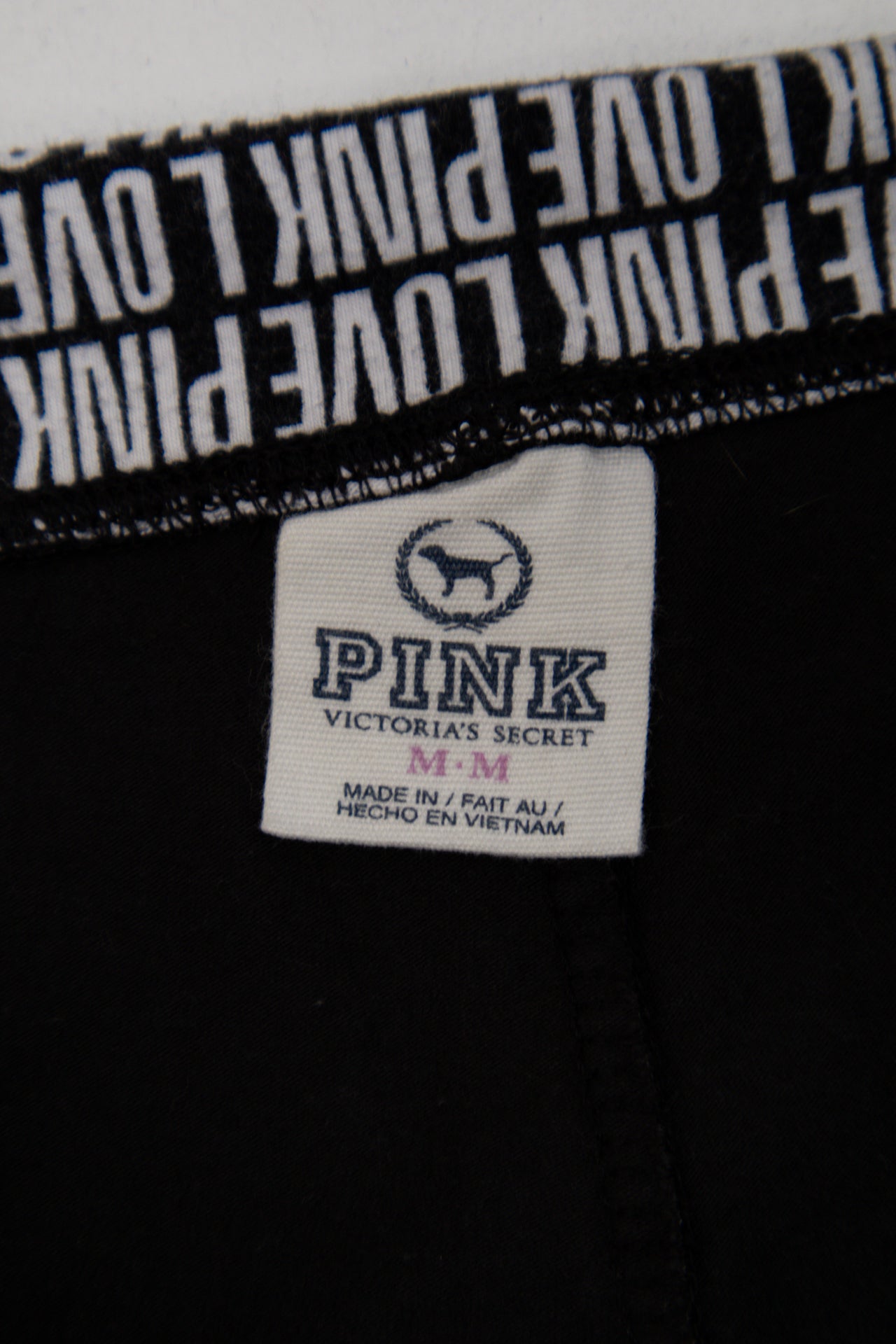 #171 Pink Victoria's Secret Pants Black | c. 196 | Size 8/10